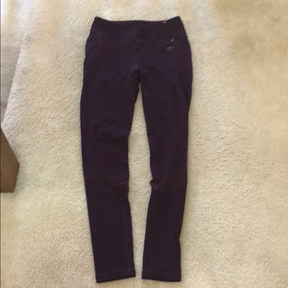 Calia by Carrie Underwood Leggings Maroon - Picture 3 of 6